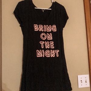 Bring on the Night T-Shirt Dress